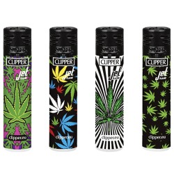 Αναπτήρας Clipper Jet Flame Colorful Weed